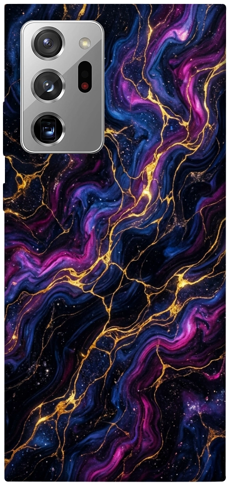Чехол Purple space marble для Galaxy Note 20 Ultra