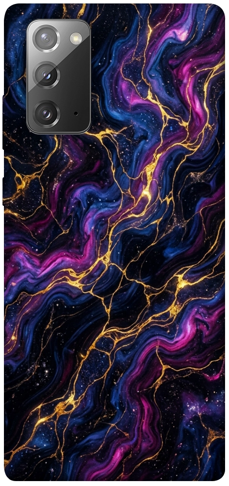 Чехол Purple space marble для Galaxy Note 20