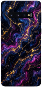 Чехол Purple space marble для Galaxy S10 (2019)
