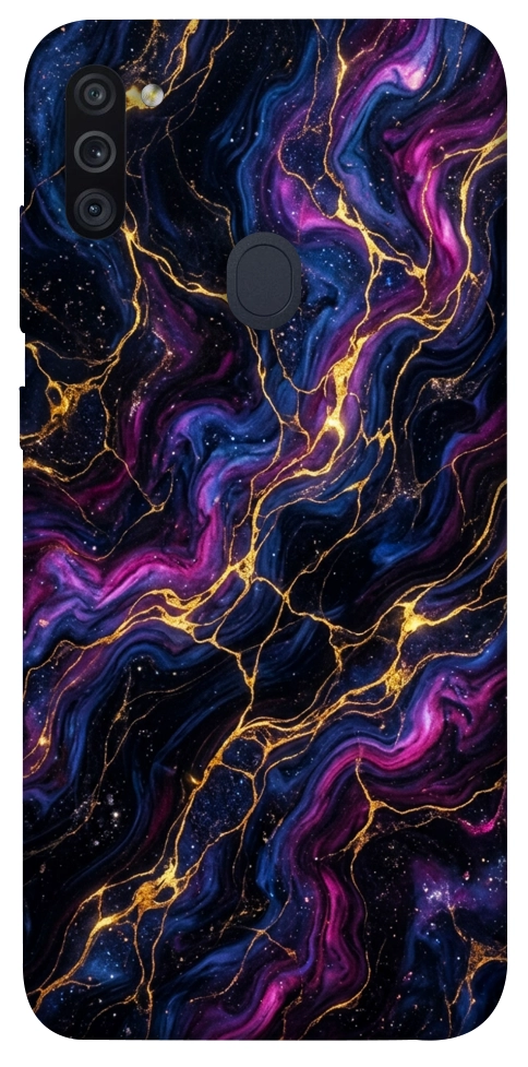 Чехол Purple space marble для Galaxy M11 (2020)