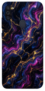 Чохол Purple space marble для Galaxy M11 (2020)