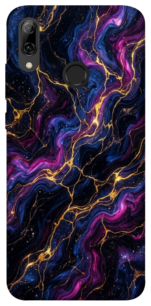 Чохол Purple space marble для Huawei P Smart (2019)