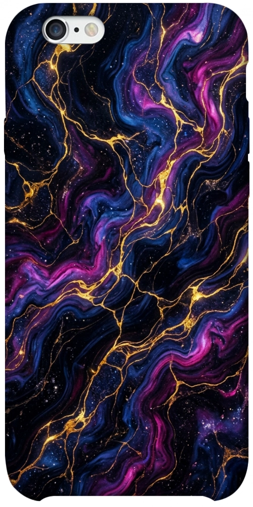 Чехол Purple space marble для iPhone 6S Plus