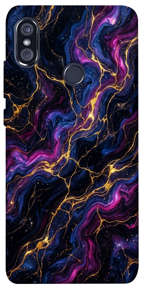 Чохол Purple space marble для Xiaomi Redmi Note 5 (Dual Camera)