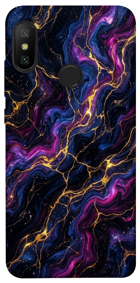 Чехол Purple space marble для Xiaomi Redmi 6 Pro