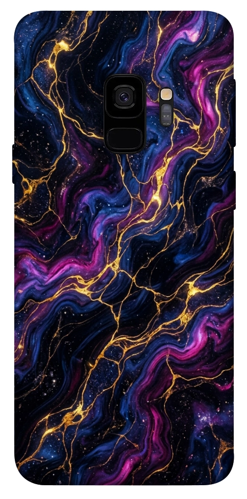 Чехол Purple space marble для Galaxy S9