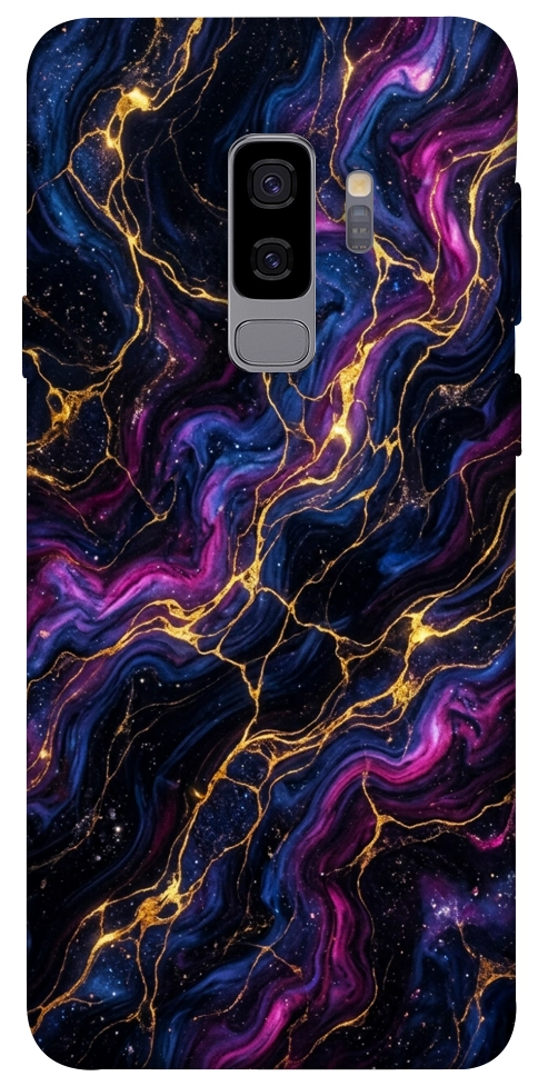Чохол Purple space marble для Galaxy S9+