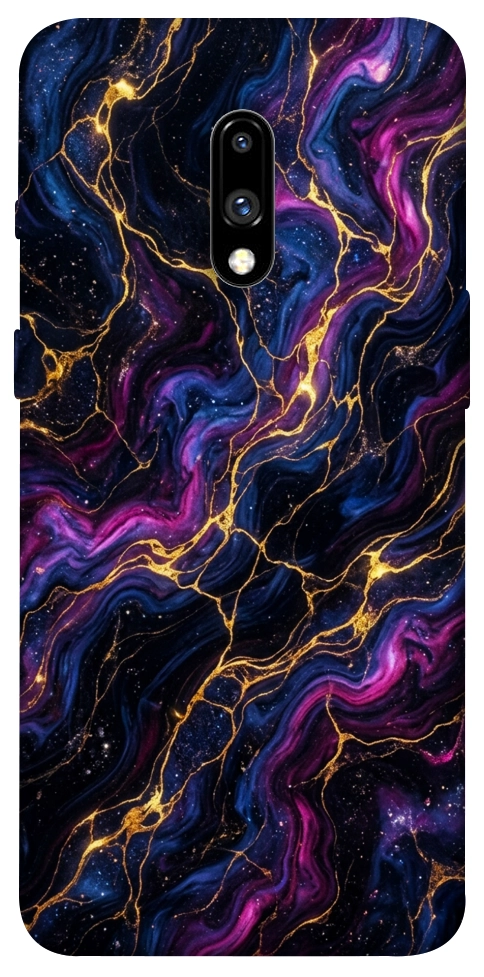 Чехол Purple space marble для OnePlus 7