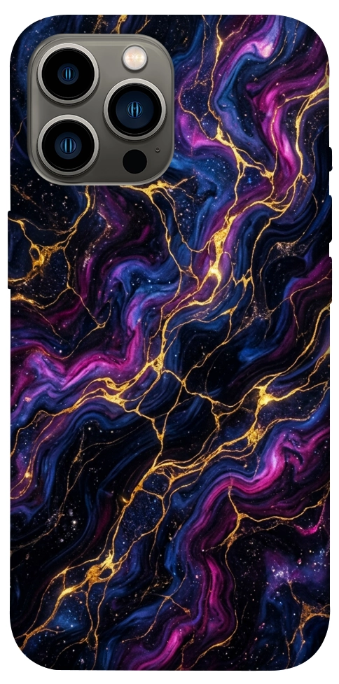Чехол Purple space marble для iPhone 12 Pro Max