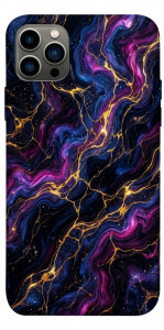 Чехол Purple space marble для iPhone 12 Pro