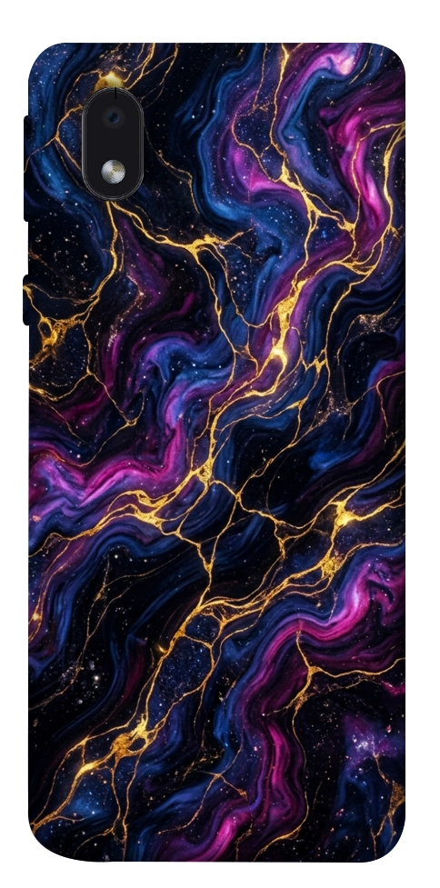 Чехол Purple space marble для Galaxy M01 Core