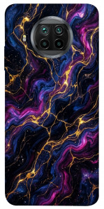 Чехол Purple space marble для Xiaomi Redmi Note 9 Pro 5G
