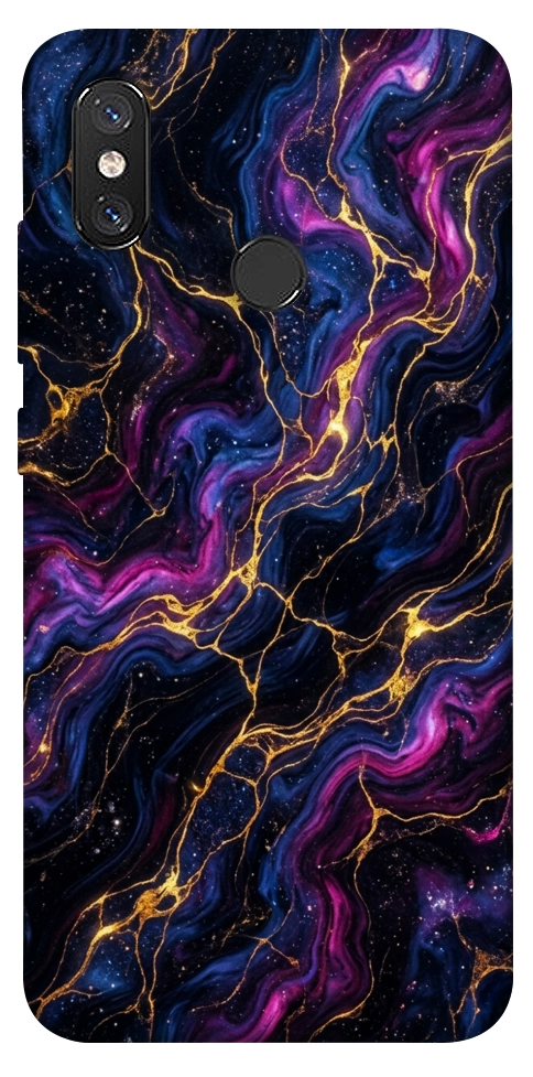 Чехол Purple space marble для Xiaomi Mi 8