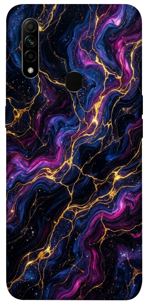 Чехол Purple space marble для Oppo A31