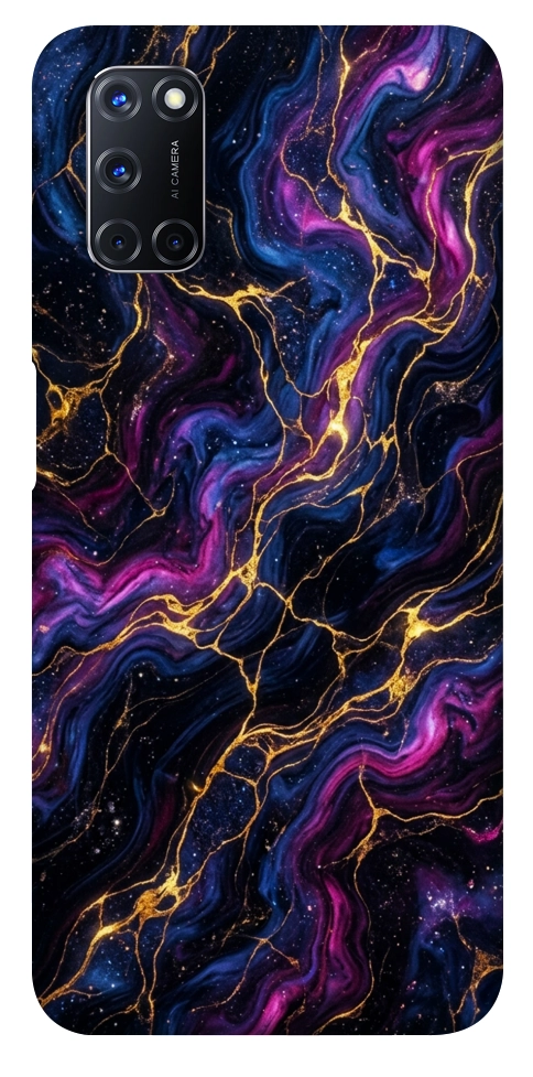Чехол Purple space marble для Oppo A92
