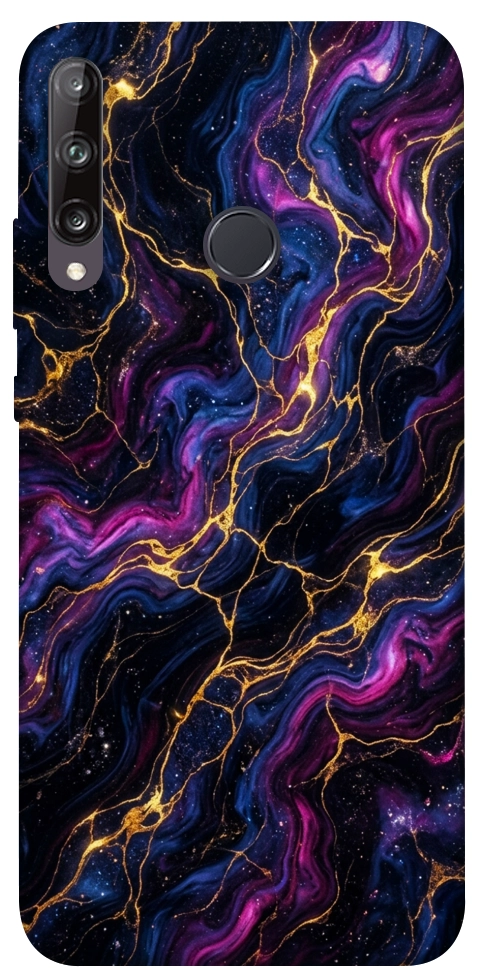 Чехол Purple space marble для Huawei P40 Lite E