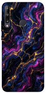 Чехол Purple space marble для Huawei P40 Lite E