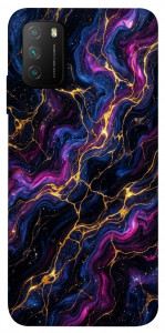 Чехол Purple space marble для Xiaomi Poco M3