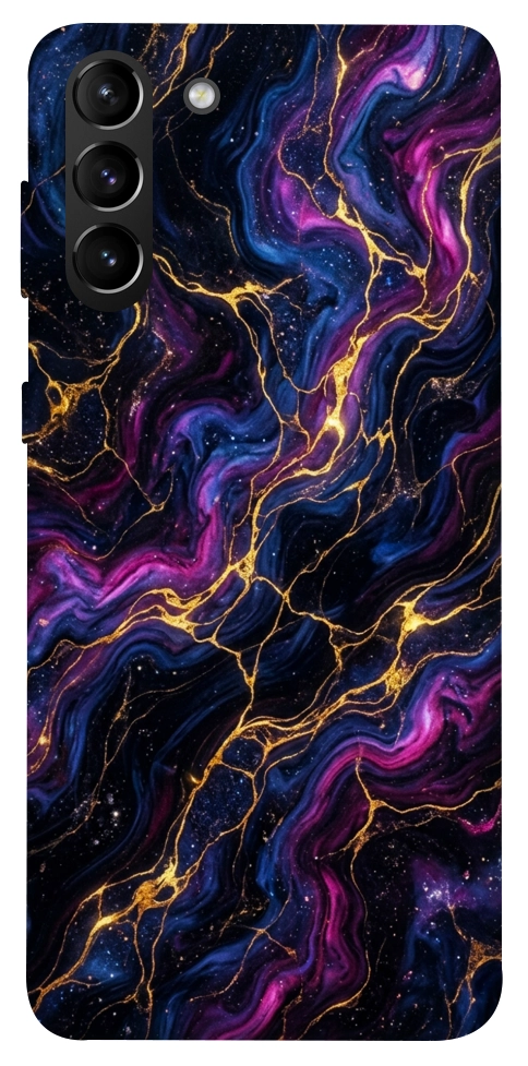 Чохол Purple space marble для Galaxy S21+