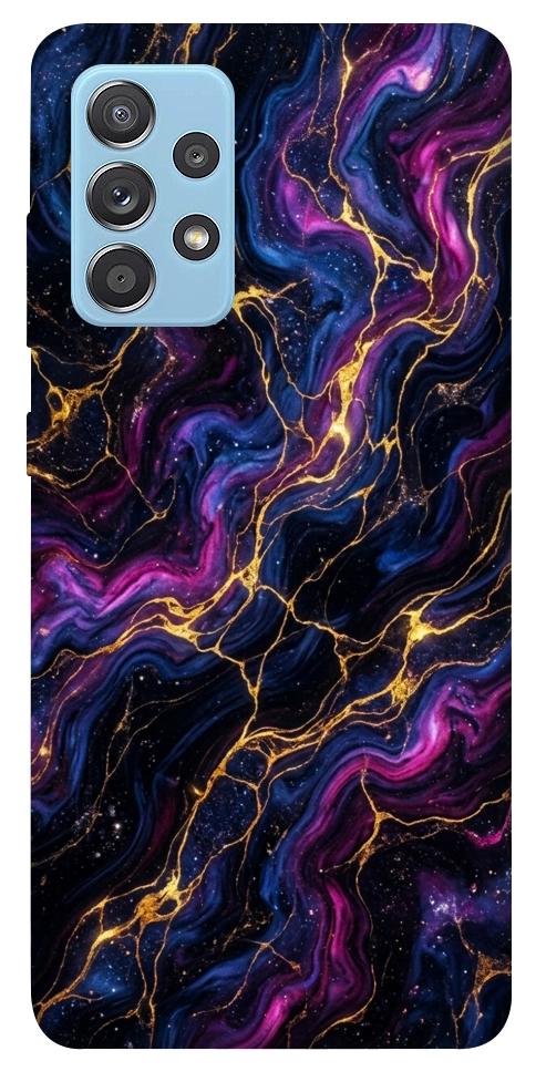 Чехол Purple space marble для Galaxy A52