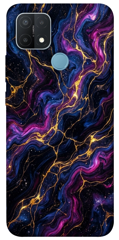 Чохол Purple space marble для Oppo A15