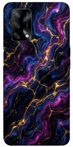 Чехол Purple space marble для Oppo A74 4G