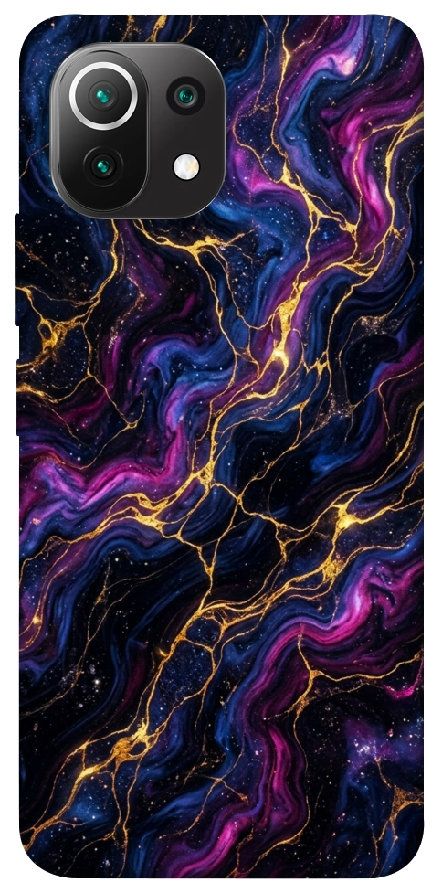 Чехол Purple space marble для Xiaomi Mi 11 Lite