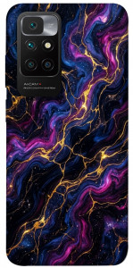 Чехол Purple space marble для Xiaomi Redmi 10