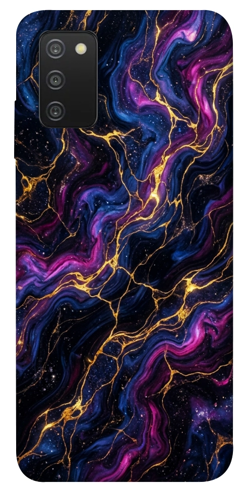 Чехол Purple space marble для Galaxy A03s
