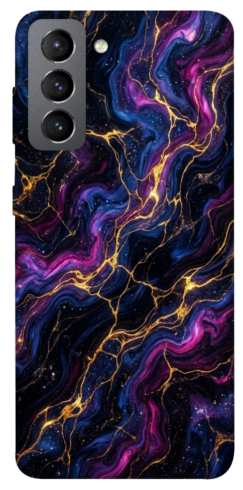 Чехол Purple space marble для Galaxy S21 FE