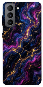 Чехол Purple space marble для Galaxy S21 FE