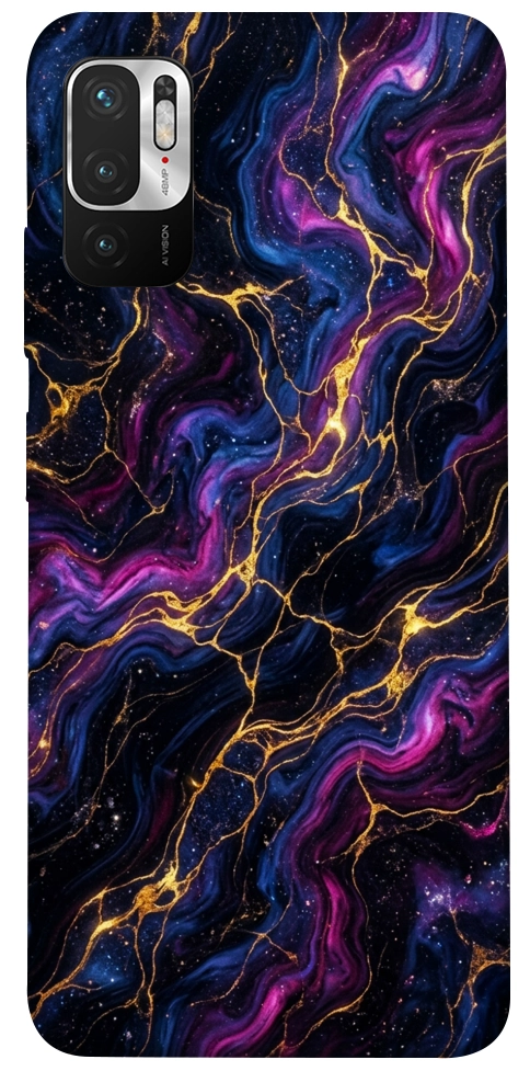 Чохол Purple space marble для Xiaomi Redmi Note 10 5G