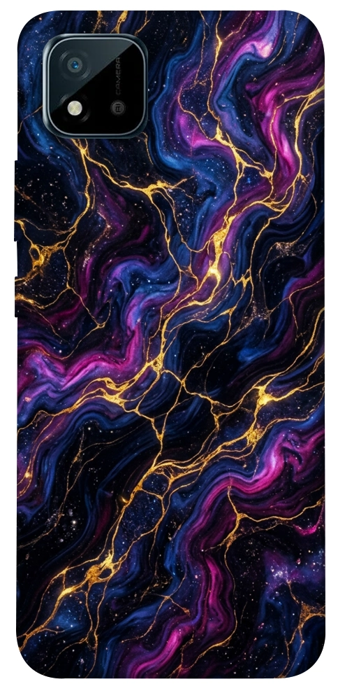 Чехол Purple space marble для Realme C11 (2021)