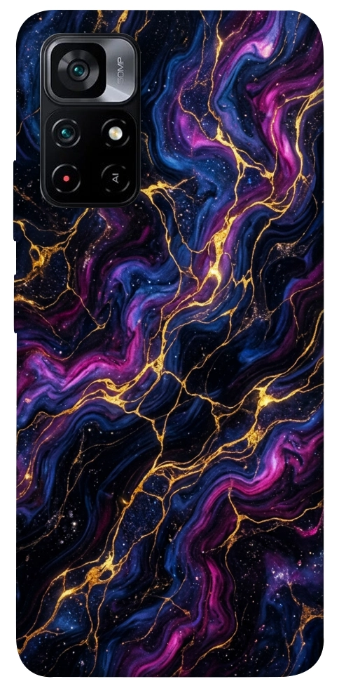 Чехол Purple space marble для Xiaomi Poco M4 Pro 5G
