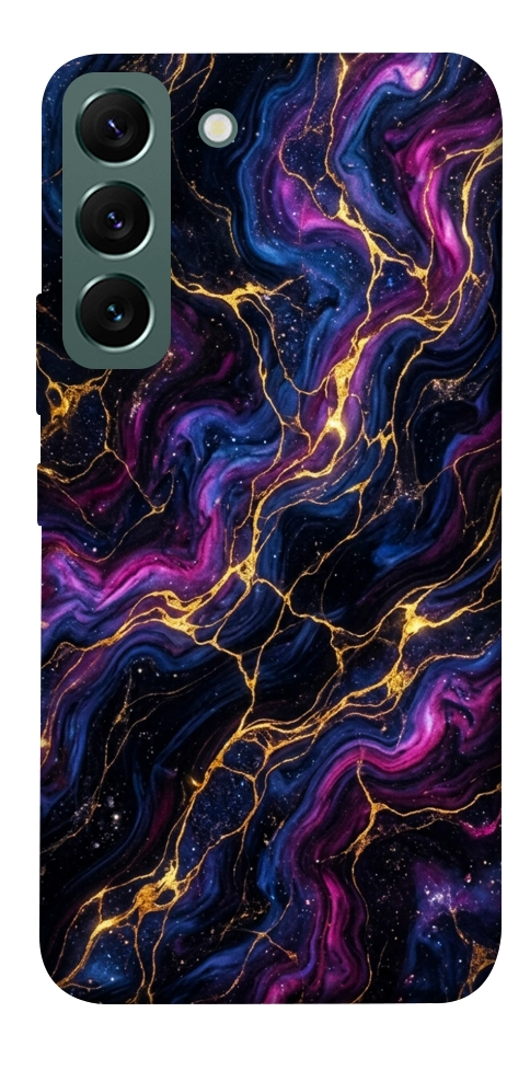 Чехол Purple space marble для Galaxy S22