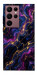 Чехол Purple space marble для Galaxy S22 Ultra