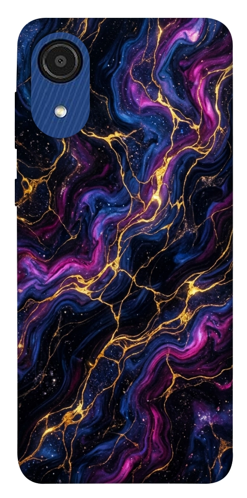 Чехол Purple space marble для Galaxy A03 Core