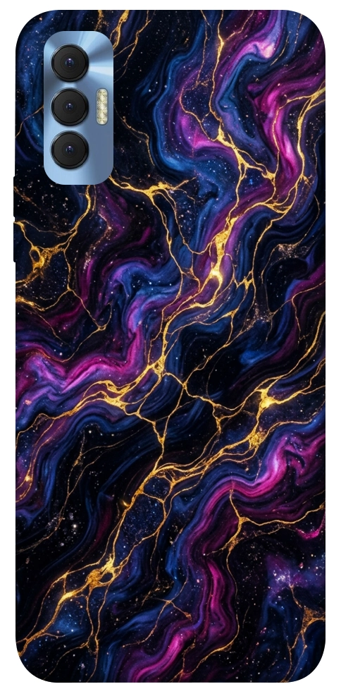 Чохол Purple space marble для TECNO Spark 8P