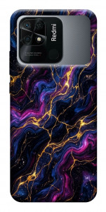 Чехол Purple space marble для Xiaomi Redmi 10C