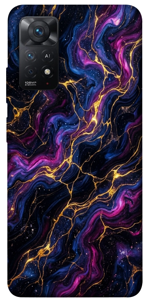 Чохол Purple space marble для Xiaomi Redmi Note 11 Pro 5G