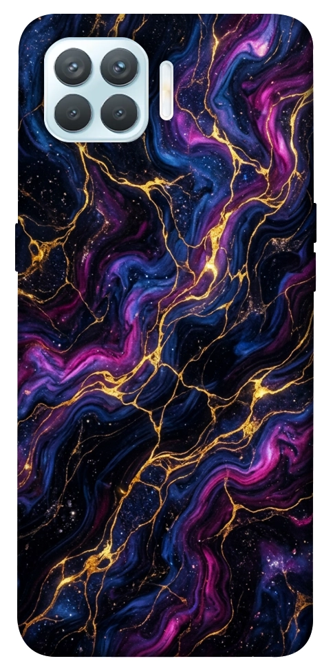 Чехол Purple space marble для Oppo F17 Pro