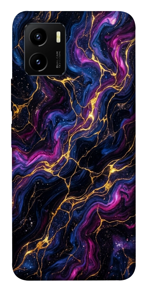Чехол Purple space marble для Vivo Y15s