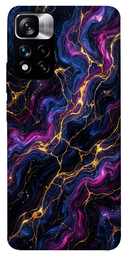 Чехол Purple space marble для Xiaomi Redmi Note 11 5G