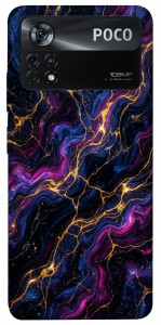 Чохол Purple space marble для Xiaomi Poco X4 Pro