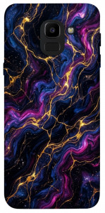 Чехол Purple space marble для Galaxy J6 (2018)