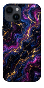 Чехол Purple space marble для iPhone 14