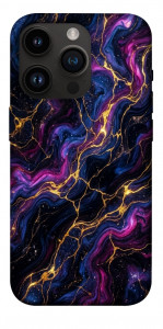 Чехол Purple space marble для iPhone 14 Pro