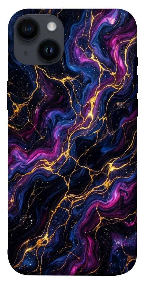 Чехол Purple space marble для iPhone 14 Plus