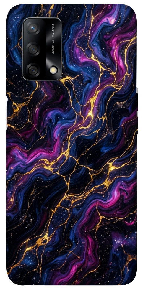 Чохол Purple space marble для Oppo F19