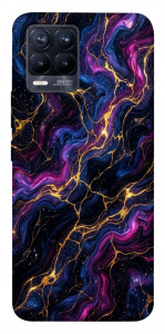 Чохол Purple space marble для Realme 8
